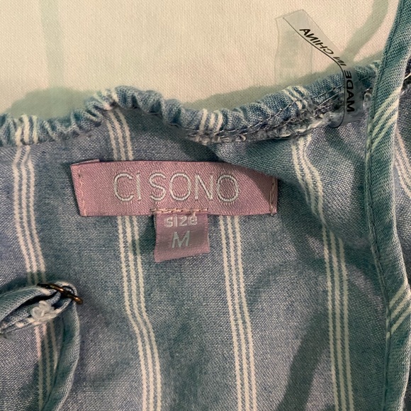 Striped jumpsuit - Picture 3 of 3